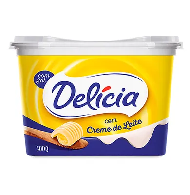 Margarina Delícia com creme de leite 500 g