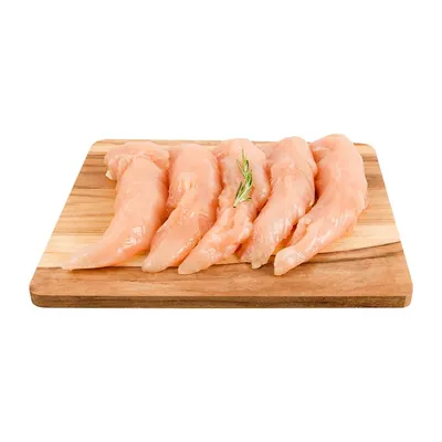 Frango filezinho sassami IQF sem osso 1 kg