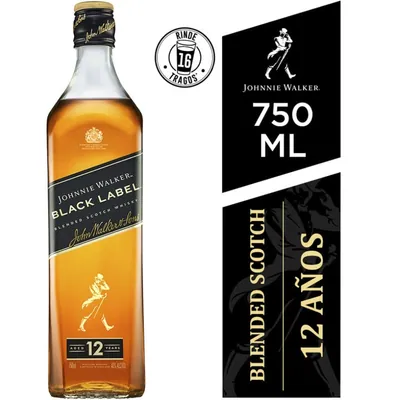 Whisky Johnnie Walker Black Label 750 ml