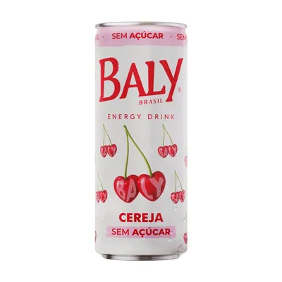 Energético Baly Cereja Zero Açúcar 250 ml