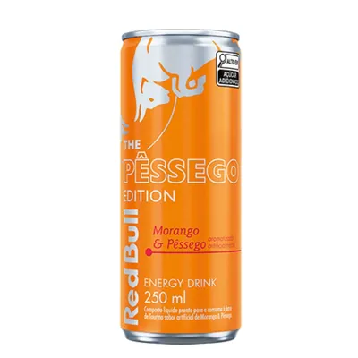 Energético Red Bull Summer Edition Morango e Pêssego 250 ml