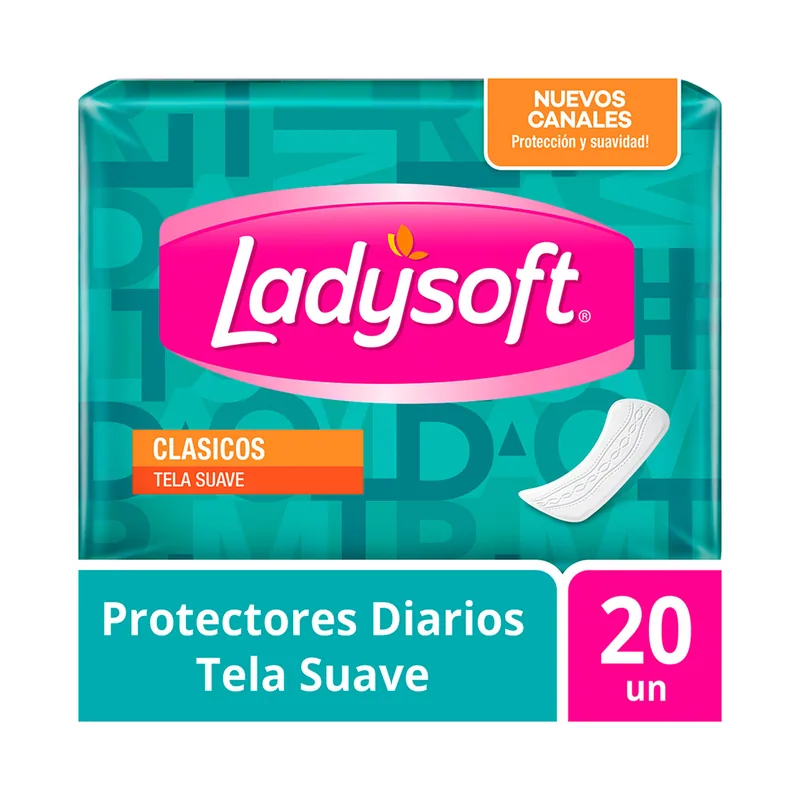 Protectores diarios Ladysoft Clásicos x20
