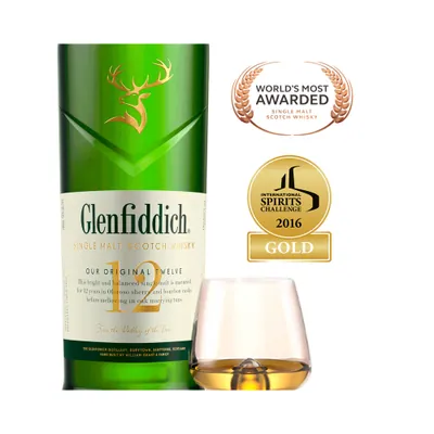 Whisky Glenfiddich 12 Años