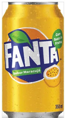 Refrigerante Fanta Maracujá lata 350 ml