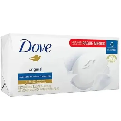Kit Sabonete em Barra Dove Original 6 × 90 g