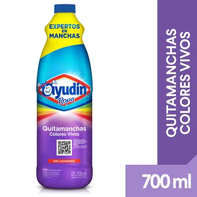 Quitamanchas Ayudín Ropa Colores Vivos 700 ml