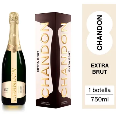 Espumante Chandon Extra Brut con Estuche