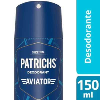 Desodorante Patrichs Aviator aerosol 150 ml