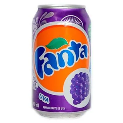 Refrigerante Fanta Uva lata 350 ml