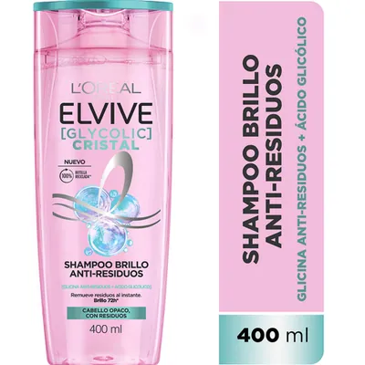 Shampoo L'Oréal Elvive Glycolic Cristal 400 ml