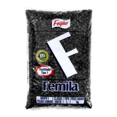Feijão preto Femila 1 kg