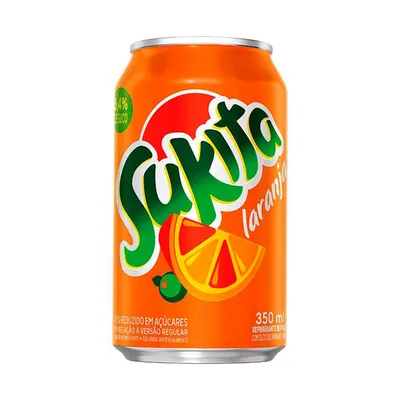 Refrigerante Sukita Laranja lata 350 ml