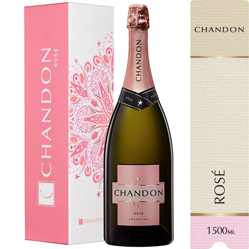 Espumante Chandon Brut Rose con Estuche
