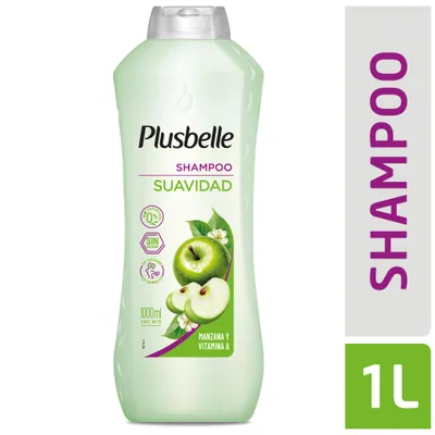 Shampoo Plusbelle Suavidad 1 L