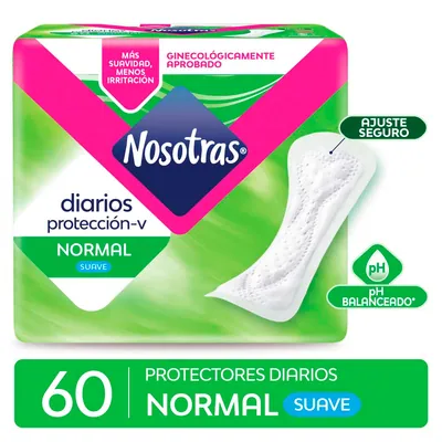 Protector diario Nosotras Normal x60 con caléndula
