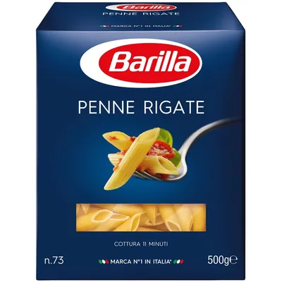 Fideos Barilla Penne Rigate 500 g