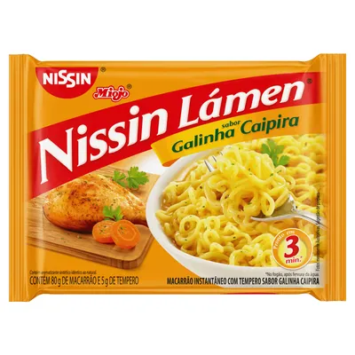 Miojo Nissin Lámen galinha caipira 85 g
