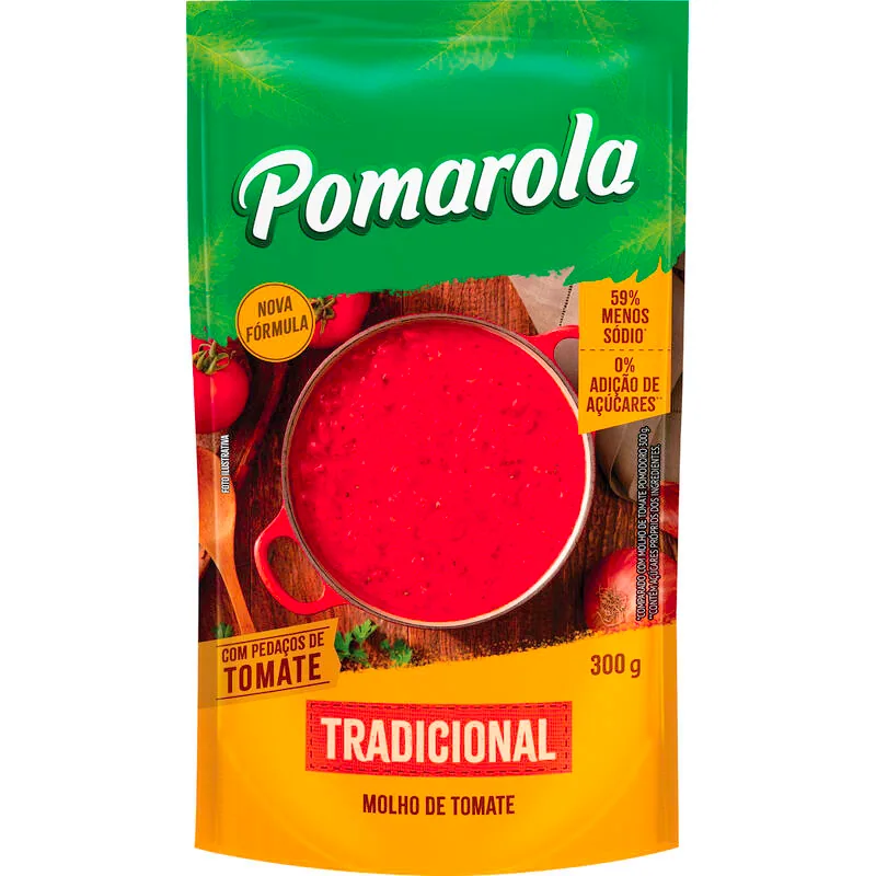 Molho de tomate Pomarola tradicional 300 g