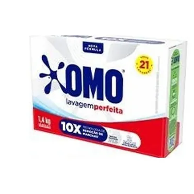 Sabão em pó OMO Lavagem Perfeita 1,4 kg