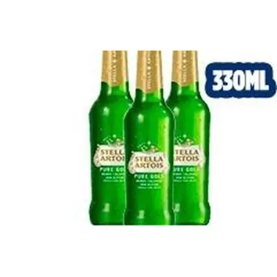 Cerveja Stella Artois Pure Gold long neck 330 ml