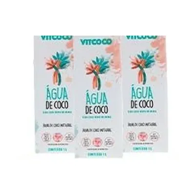Água de coco Vitcoco integral 1 L