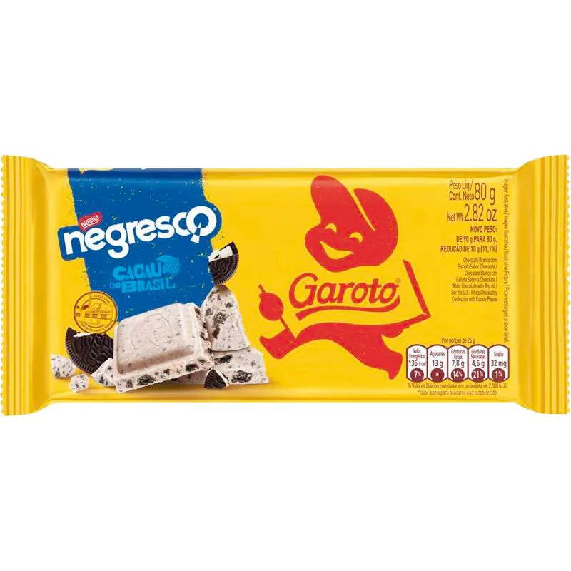 Chocolate Garoto Negresco 80 g