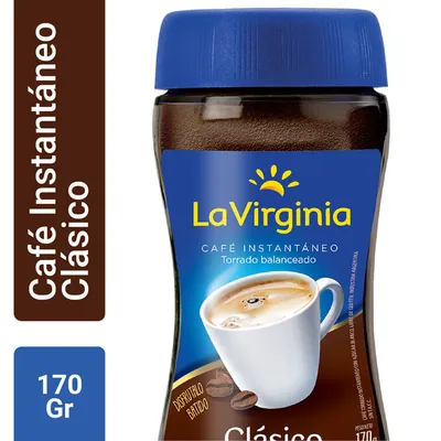 Café instantáneo La Virginia Clásico 170 g