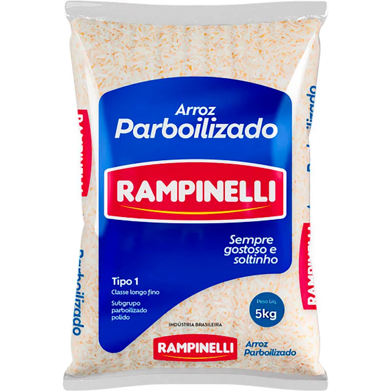 Arroz Rampinelli parboilizado 5 kg