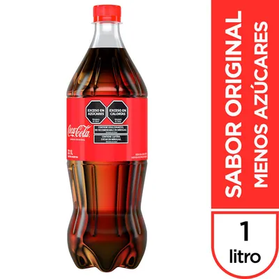Gaseosa Coca-Cola botella 1 L