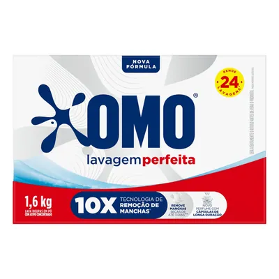 Sabão em pó Omo Lavagem Perfeita caixa 1,6 kg
