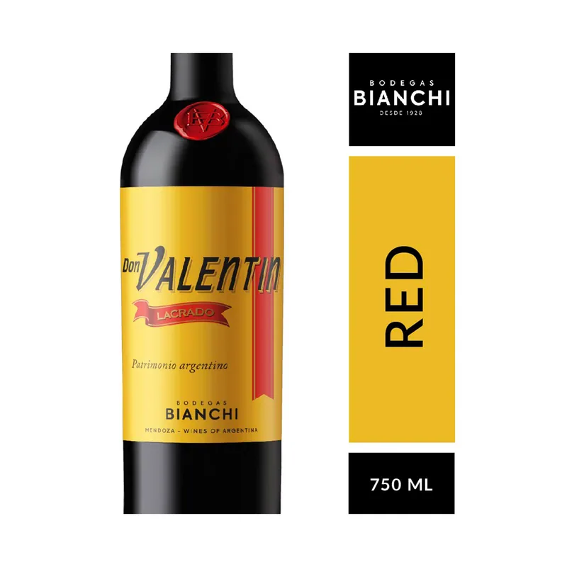 Vino Don Valentín Lacrado Tinto 750 ml