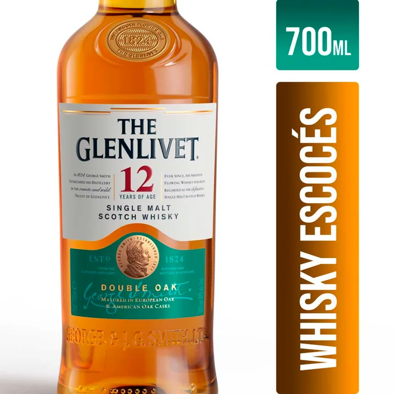Whisky Glenlivet 12 Años