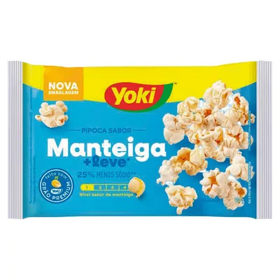 Pipoca para micro-ondas Yoki Manteiga