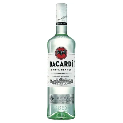 Rum Bacardi Carta Blanca 980 ml