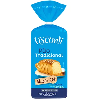Pão de forma Visconti tradicional 400 g