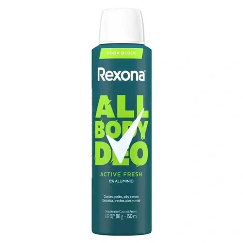 Desodorante Rexona Men All Body Active Fresh