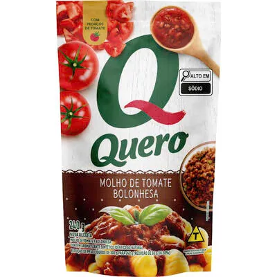 Molho de tomate Quero bolonhesa 240 g