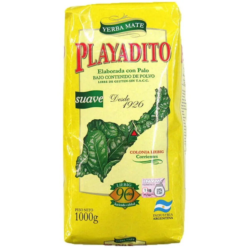 Yerba Mate Playadito Suave 1 kg