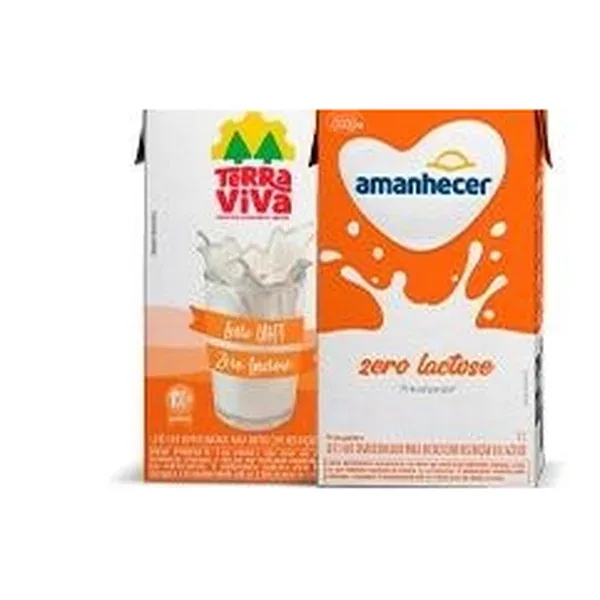 Leite zero lactose Amanhecer 1 L
