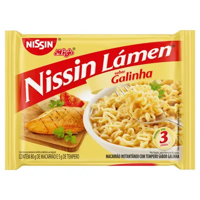 Miojo Nissin Lámen galinha 85 g