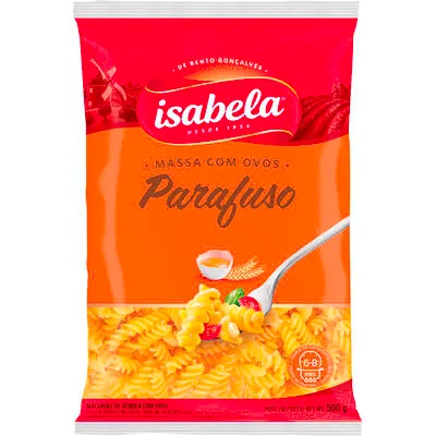 Macarrão Isabela com ovos parafuso 500 g