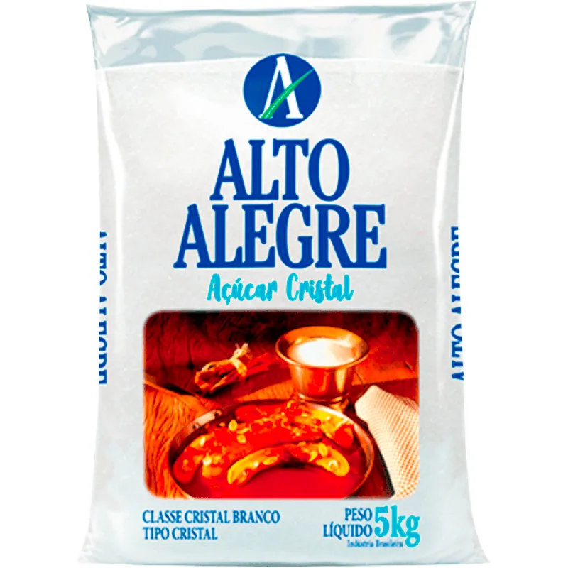 Açúcar cristal Alto Alegre 5 kg