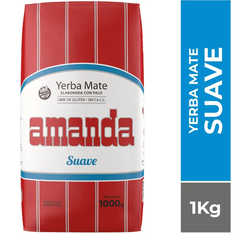 Yerba Mate Amanda Suave 1 kg