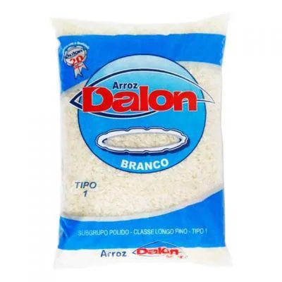 Arroz branco polido tipo 1 Dalon 5 kg