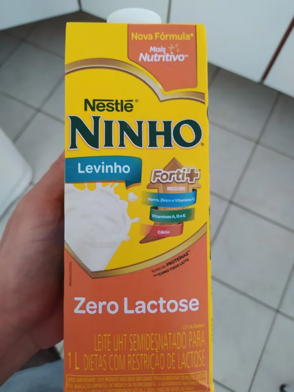 Leite Ninho Levinho Zero Lactose Semidesnatado 1 Litro