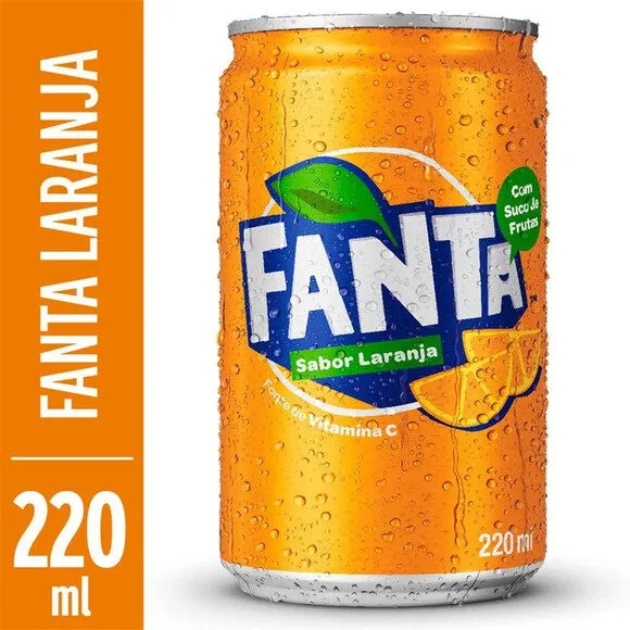 Refrigerante Fanta Laranja Lata 220ml