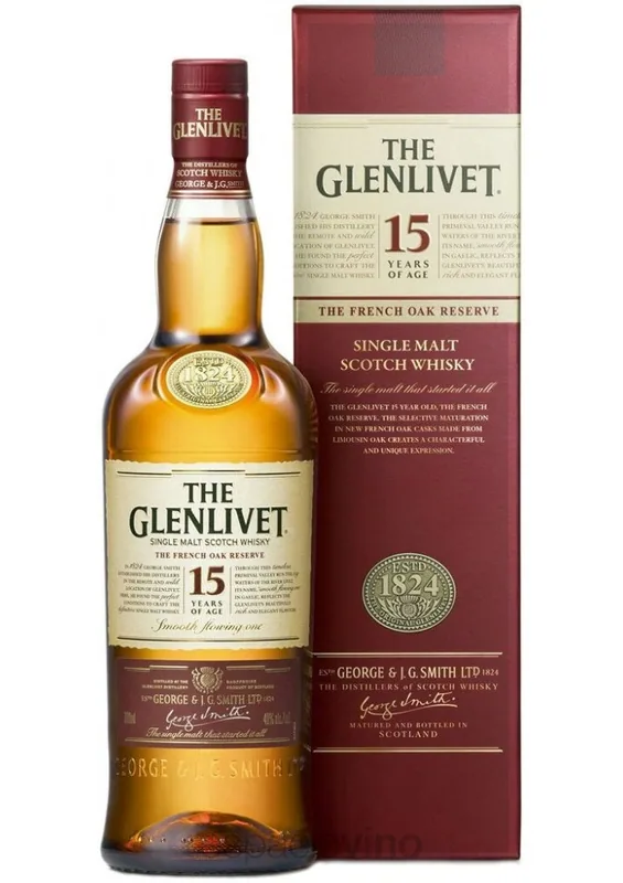 Whisky Glenlivet 15 Años